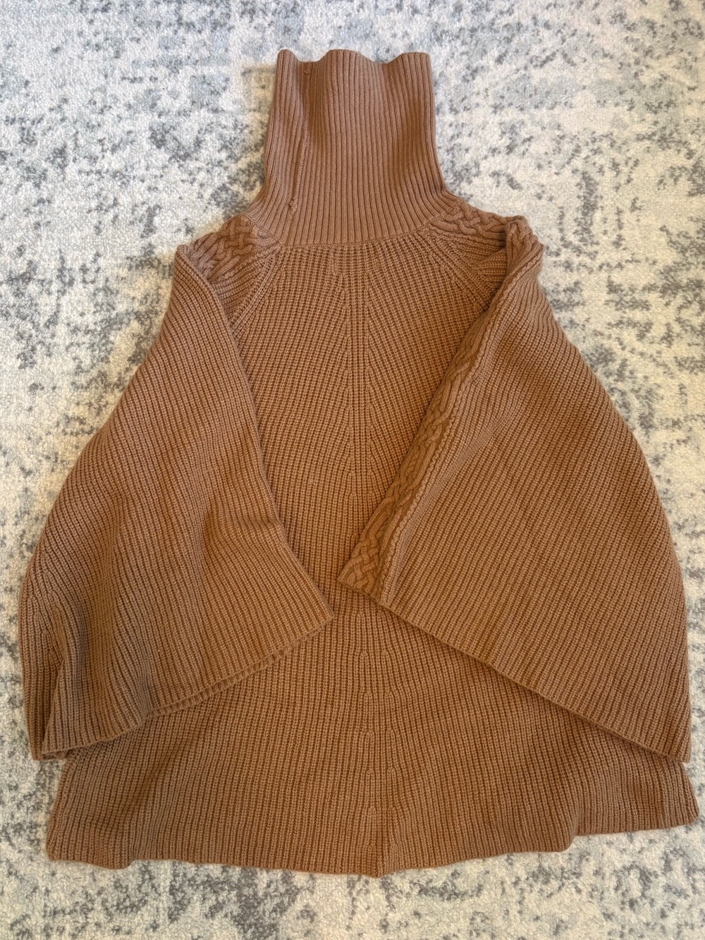 Anthropologie Ribbed Turtleneck Sweater